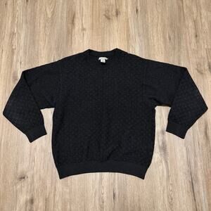 Cutter & Buck Fine Merino Wool Sweater Dark Gray Men's Size M Classic Preppy